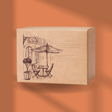 Gift Box with bamboo spatula-latira tiramisu