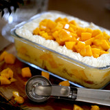 Mango ice cream cake